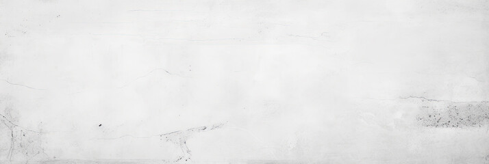 Poster -  Blank white grunge cement wall texture background, White cement wall in retro concept. Old concrete background for wallpaper or graphic design. Blank plaster texture in vintage style. banner