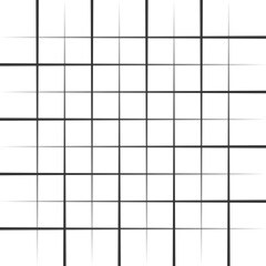 Abstract Minimalist Lined Grid Shape