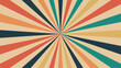 © TitikBak - Colorful colourful vector retro sunburst rays background