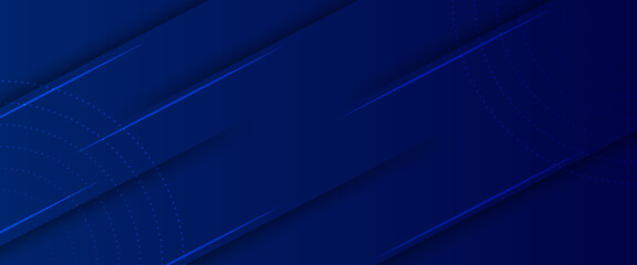Blue abstract background with shapes