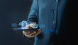 © Barriography - Ai chat bot Businessman using smartphone to chatting by use chat Bot program for Artificial intelligence or AI technology. Robot application, conversation assistant, digital chatbot on virtual screen.