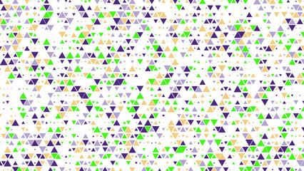 Geometric minimal pattern mosaic. Simple colorful triangle shapes, modern bauhaus banner vector design