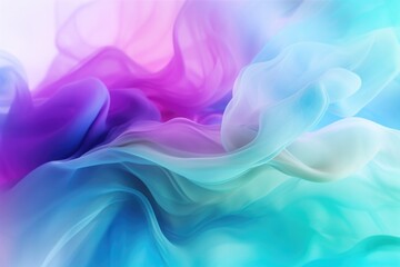 Poster - Colorful close-up of a blue, pink, and white background. Suitable for various design projects