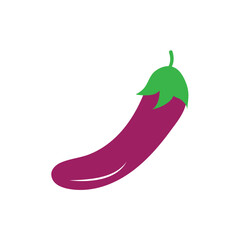 Poster - egg plant logo icon