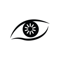 Poster - eye logo icon