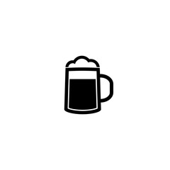 Sticker - Beer icon isolated on transparent background