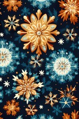 Poster - A bunch of flowers placed on a blue surface. Suitable for various floral arrangements and decoration projects