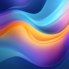 Wall Mural - Fluid and vibrant gradient background with a colorful abstract design crafted for banner poster presentation and landing page illustrations.