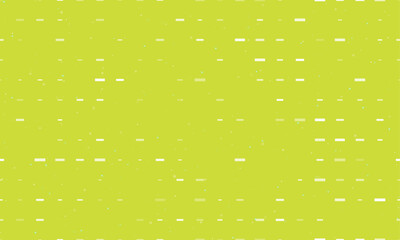 Poster - seamless background pattern of evenly spaced white minus symbols of different sizes and opacity. vec