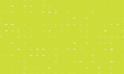 Poster - Seamless background pattern of evenly spaced white future car symbols of different sizes and opacity. Vector illustration on lime background with stars