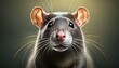 rat face illustration ai generative