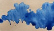 blue ink stain on a background