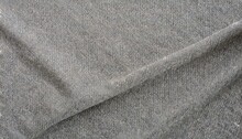 Top View Of Grey Textile As Background