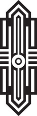Fototapete - Deco Prismatics Geometric Icon Design Artistic Deco Patterns Vector Emblem Design