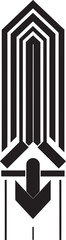 Fototapete - Deco Prismatics Logo Vector Design Artistic Angular Deco Geometric Icon Design