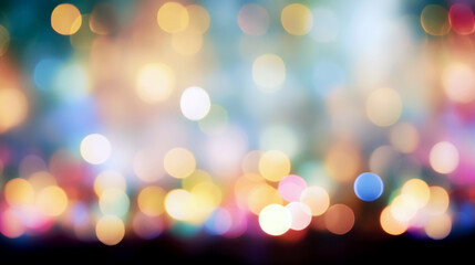 Wall Mural - colorful bokeh background