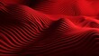 canvas print picture - Three dimensional render of red wavy pattern. Red waves abstract background texture. Print, painting, design, fashion. Line concept. Design concept. Art concept. Wave concept. Colourful background.
