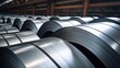 © CStock - Packed coils of steel sheet