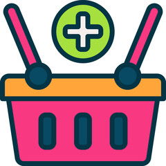 Poster - add to cart icon. vector line icon for your website, mobile, presentation, and logo design.