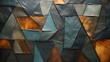 Abstract Geometric Metal Wall Art