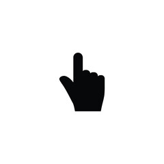 Poster - Hand cursor click icon vector for web site Computer and mobile app