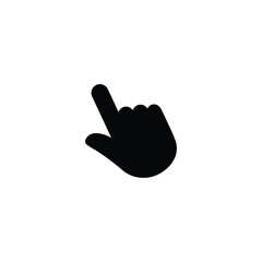 Poster - Hand cursor click icon vector for web site Computer and mobile app