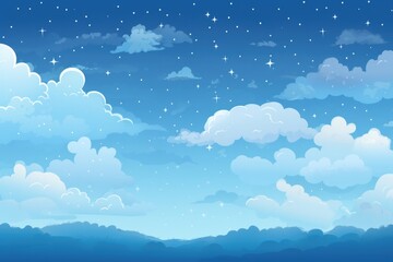 Wall Mural - sky cloud space galaxy background with stars.