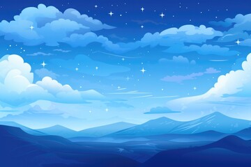 Wall Mural - sky cloud space galaxy background with stars.