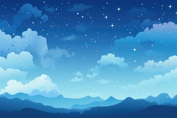 Wall Mural - sky cloud space galaxy background with stars.