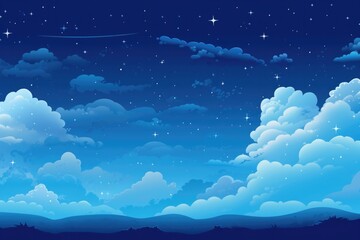 Wall Mural - sky cloud space galaxy background with stars.