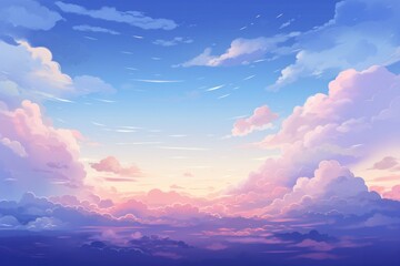 Wall Mural - sky cloud space galaxy background with stars.