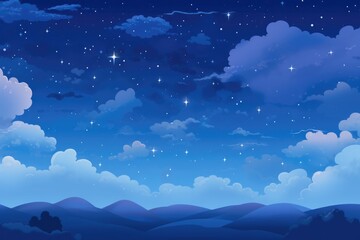 Wall Mural - sky cloud space galaxy background with stars.