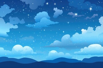 Wall Mural - sky cloud space galaxy background with stars.