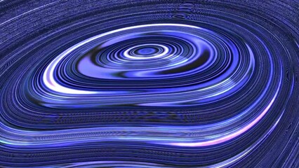 Wall Mural - glowing blue swirl line rotating around center. map relief, abstract modern background animation