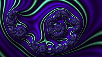 Wall Mural - abstract colorful violet and cyan marble, 3d mountain map relief with line wave mixing liquid color.