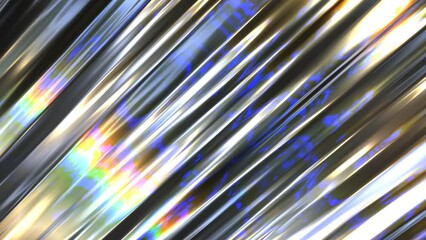 Poster - Abstract colorful background of light lines animation