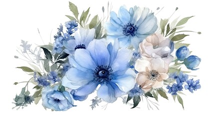  Poppy Flowers on White Background: 4K Realistic Lighting 
