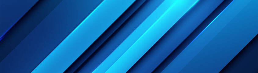Poster - Abstract background with Diagonal blue geometric lines. Modern minimal overlay lines pattern. Futuristic, digital technology concept. Vector illustration