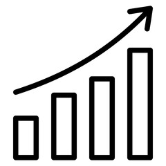 Growth Outline Icon.