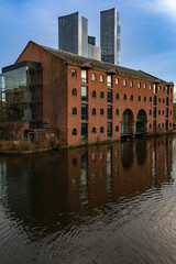 Canvas Print - Castlefield Basin 2, Manchester, England 