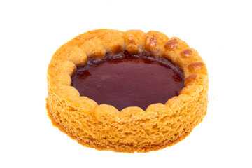 Sticker - biscuit with jam isolated