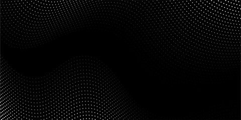 Abstract halftone wave dotted background. Futuristic twisted grunge pattern, dot, circles. Vector modern optical pop art texture for posters, business cards, cover, labelsvector dots modern