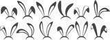 Fototapeta Fototapety na ścianę do pokoju dziecięcego - Bunny ears mask icon set