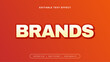 © SyahCreation - Red and gold brands 3d editable text effect - font style