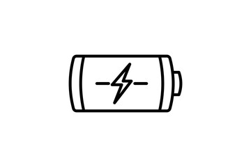 Poster - energy storage icon. icon related with energy and technological development . line icon style. Simple vector design editable