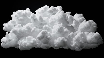 Aufkleber - A black and white photo capturing the beauty of a cloud. Suitable for various uses