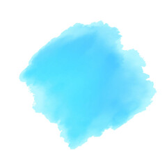 Wall Mural - sky water color painted transparent png circle