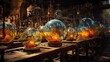 © PhotoHunter - Interior of a glassworks, production of artistic glass products