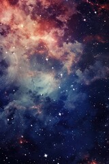 Wall Mural - A vivid space background filled with celestial wonders, stars, and space for your message