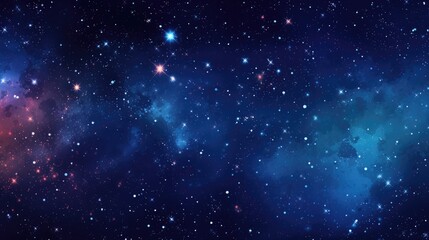 Wall Mural - A vivid space background filled with celestial wonders, stars, and space for your message